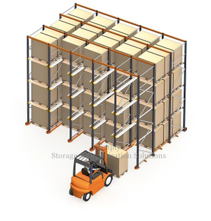 Seeds Pallet Storage Drive in Heavy Duty Rack 500kg Capacity 