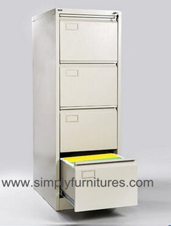 anti tilt vertical office file cabinet light grey 4 drawers
