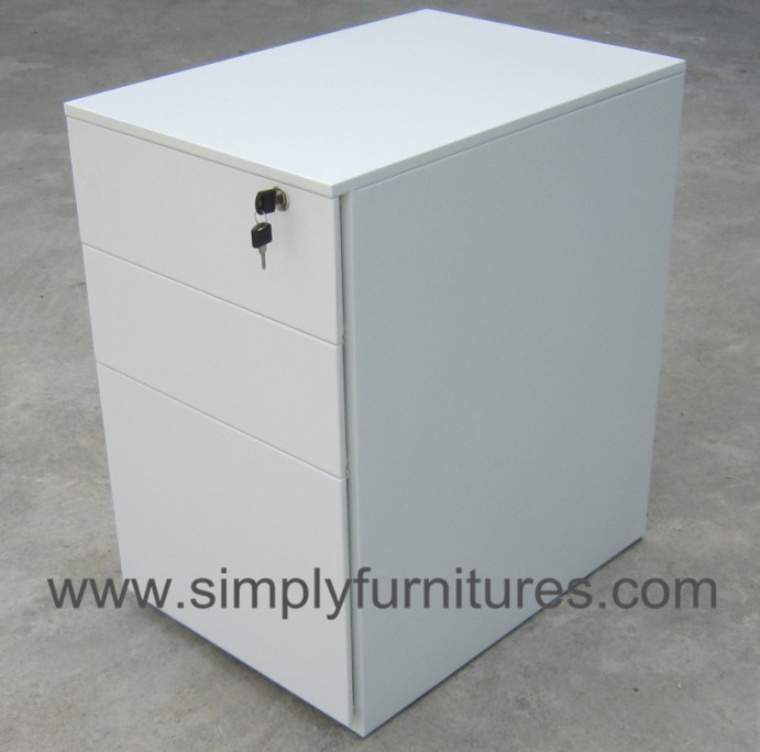 3 drawers movable cabinet