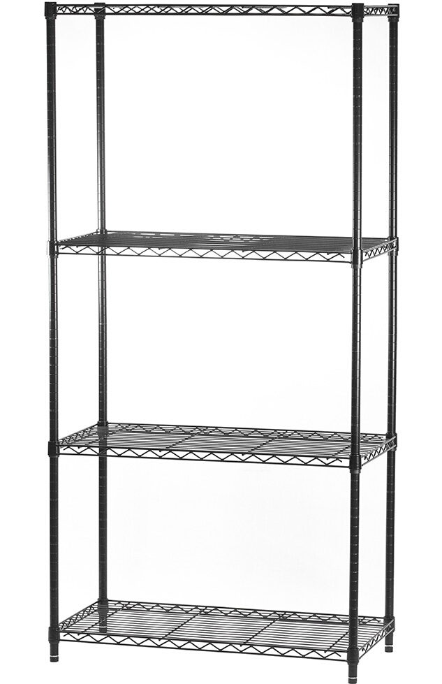 4 layers metal wire shelving
