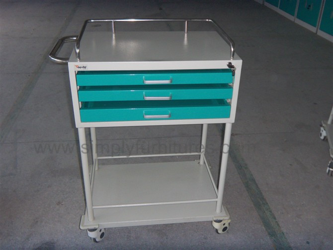 3 drawers medical equipment