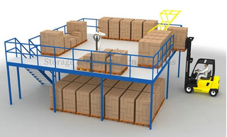 300kg Square Meter Capacity Steel Mezzanine Platform Checker Plate Flooring 