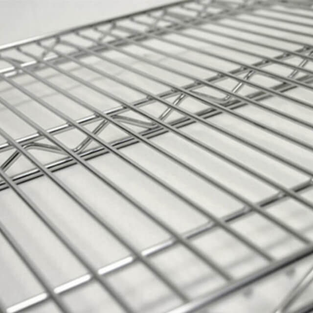 Chrome Wire Storage Shelving Units 24, 24 Deep Wire Shelving