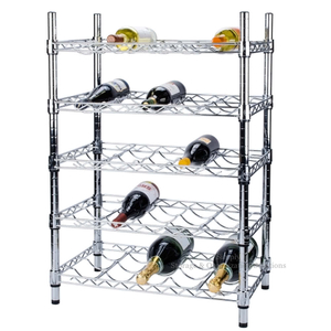 5-Layer Chrome plated Wire Wine Frame, Display Frame