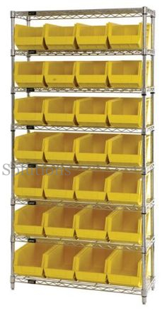 adjustable 8 tier chrome plated steel wire rack 