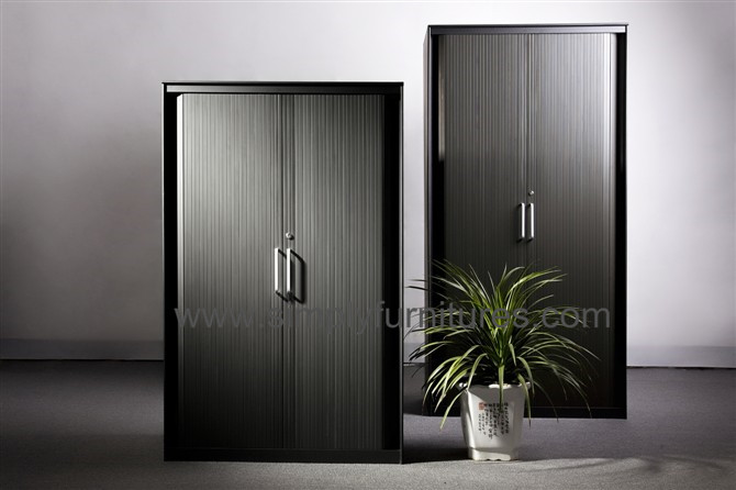 high capacity tambour door filing cabinet