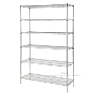 Heavy Duty Commercial Adjustable Chrome Shelving Unit Sales Shop Wire Rack