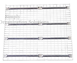 Galvanized Flared Shape Wire Mesh Decking Panels Euro Style RAL System