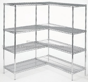 Merchandise Storage Add Extra Kit Shelving Large Capacity Chrome Shelving Unit