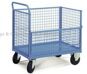 Collapsible Transship Metal Pallet Box with Wheels for Supermarket