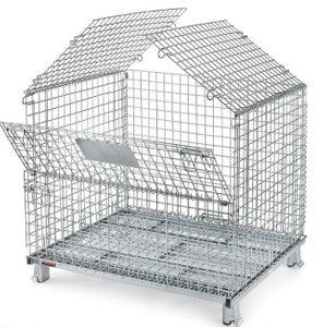 Space Saving 6.0 Mesh Metal Cage for Paper Paperboard Industry