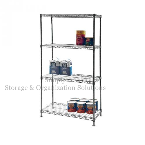 Commercial Chrome-Plated Hygienic Wire Shelving Restaurant Use (30" W X 14" D X 60" H)